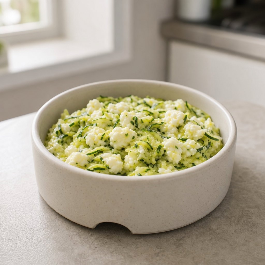 Egg White and Zucchini Cloud Topper