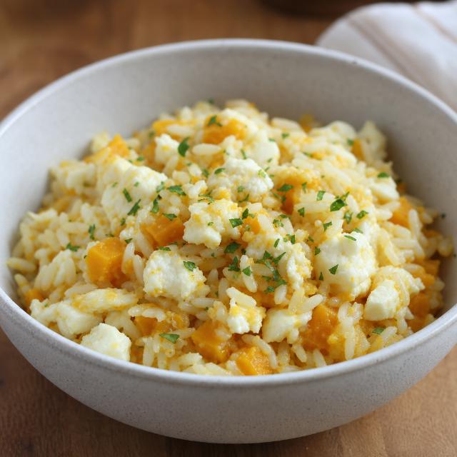 Egg White Rice and Pumpkin Meal