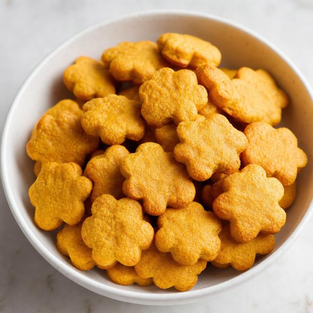 Pumpkin and Rice Flour Mini Cookies