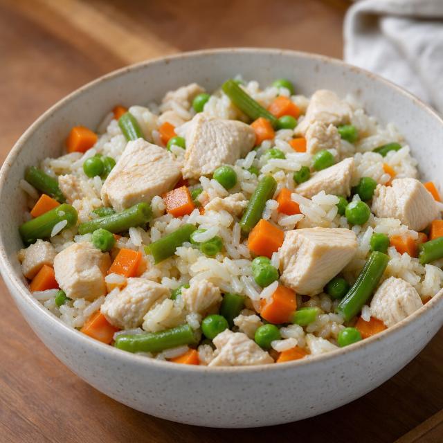 Tender Chicken Garden Rice Supper