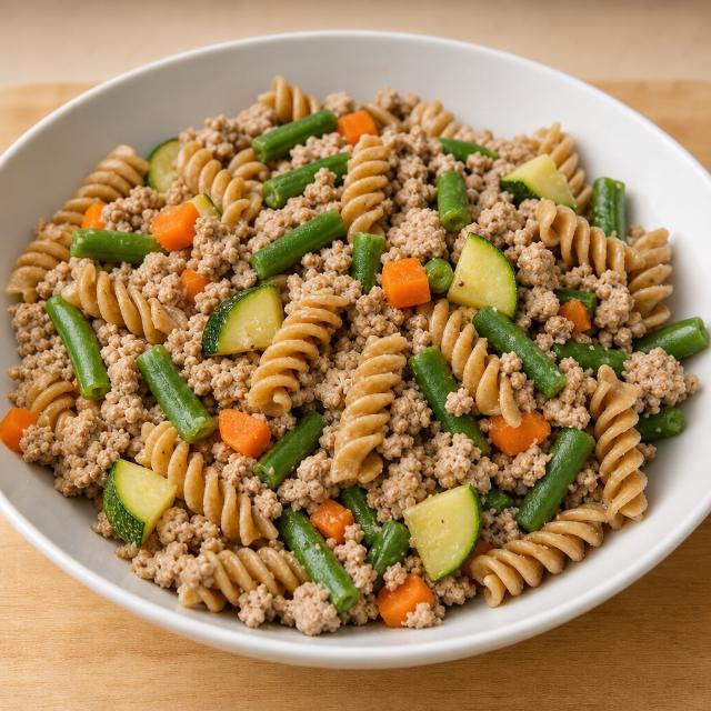 Turkey Garden Pasta with Green Beans