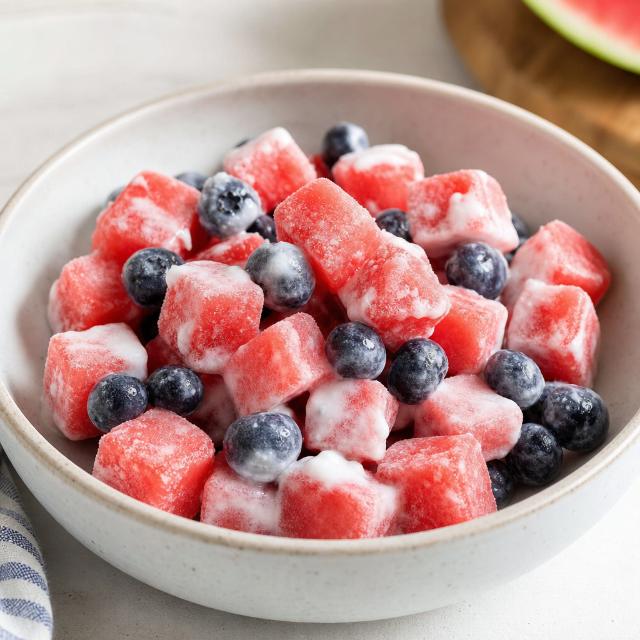 Watermelon and Blueberry Frozen Bites